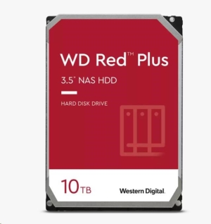 WD RED PLUS NAS WD100EFGX 10TB, SATA III 3.5", 512MB 7200RPM, 215MB/s, CMR