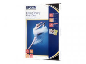 Epson Ultra Glossy Photo Paper - Lesklý - 100 x 150 mm 50 listy fotografický papír - pro EcoTank ET-1810, 2810, 2811, 2814, 2815, 2820, 2825, 2826, 2850, 2851, 2856, 4800, 4850