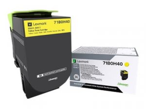 Toner Lexmark 71B0H40 žlutý
