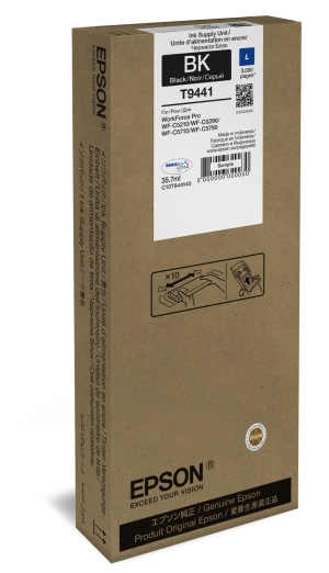 Náplň EPSON T9441 L, C13T944140, černá (3 000 stran / 35,7 ml)