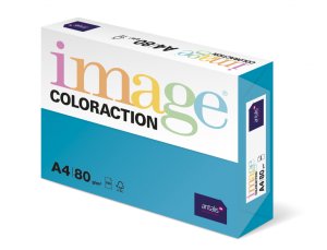 Xerografický papír Coloraction, Lisbon, A4, 80 g/m2, sytě modrý, 500 listů, vhodný pro inkoustový tisk