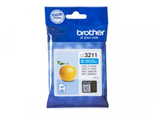Náplň Brother LC-3211C azurová