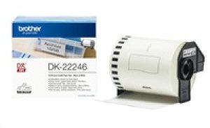 Brother papírová role 103mm x 30.48m, bílá, DK22246, pro tiskárny řady QL