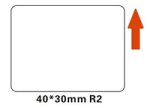 Niimbot štítky R 40x30mm 230ks White pro B21