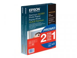 Epson Premium Glossy Photo Paper BOGOF - Lesklý - 100 x 150 mm - 255 g/m2 - 40 listy fotografický papír (balení 2) - pro EcoTank ET-2650, 2750, 2751, 2756, 2850, 2851, 2856, 4750, 4850