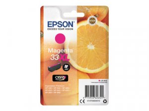 Náplň Epson 33XL, C13T33634022 purpurová blistr s RF / akustickým alarmem