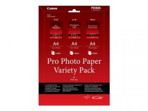 Canon Pro Variety Pack PVP-201 - A4 (210 x 297 mm) 15 listy sada fotografického papíru