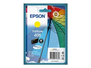 Epson 406 - 6 ml - žlutá - originální - blistr - inkoustová cartridge