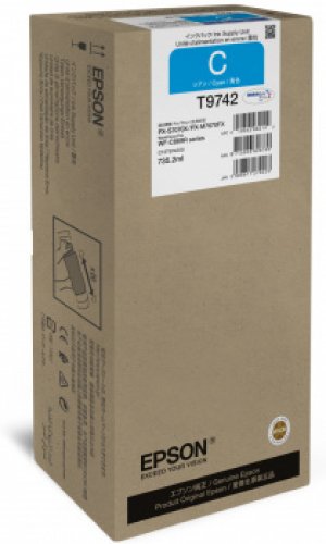 EPSON Ink bar WorkForce Pro WF-C869R Cyan XXL Ink Supply Unit 735,2 ml