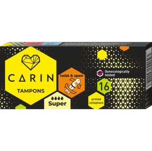 Tampony Carin Super, 16 ks
