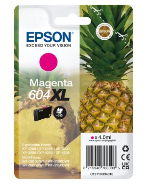 Náplň Epson 604XL, C13T10H34020 purpurová
