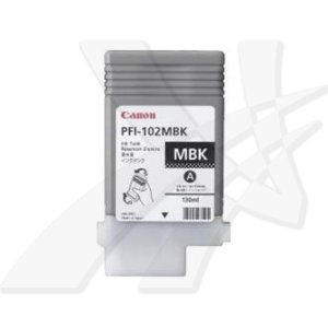 Náplň CANON PFI-102MBK, matná černá (130 ml)