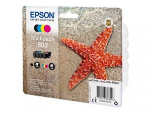 Náplň Epson 603, C13T03U64020 CMYK multipack blistr s RF / akustickým alarmem