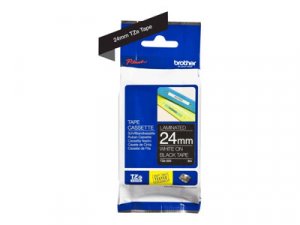 Brother TZe-355 - Standardní lepidlo - bílá na černé - Role (2,4 cm x 8 m) 1 kazeta/y lamino páska - pro Brother PT-D600; P-Touch PT-3600, D800, E550, E800, P750, P900, P950; P-Touch EDGE PT-P750