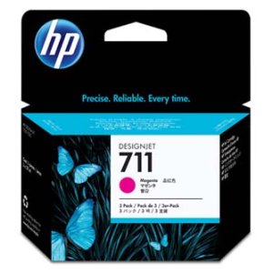 Náplň HP č.711,, CZ135A purpurová, 3x29ml, 3ks,
