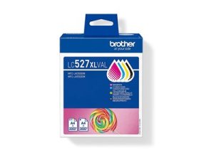 Brother LC527XL Value Pack - 4-balení - Vysoká výtežnost - cerná, žlutá, azurová, purpurová - originální - závesný box - inkoustová cartridge - pro Brother MFC-J4350DW, MFC-J4550DW