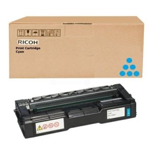 Toner Ricoh 407532, SP C252E, azurový, 4 000 stran