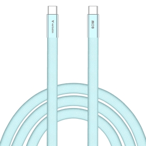 Verbatim USB-C kabel SoftTouch USB C samec - USB C samec, 60W, 1.2m, Modrý, box, 30273