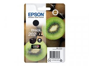 Náplň Epson 202XL, C13T02G14020 černá blistr s RF / akustickým alarmem 