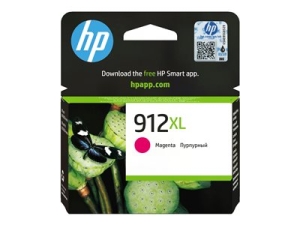 HP 912XL - 9 ml - Vysoká výtežnost - purpurová - originální - Officejet - blistr - inkoustová cartridge - pro Officejet 8010e, 8012, 8014, 8015; Officejet Pro 8022, 8023, 8024, 8025