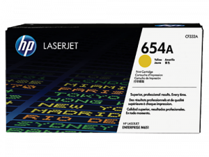 Toner HP č.654A CF332A žlutý