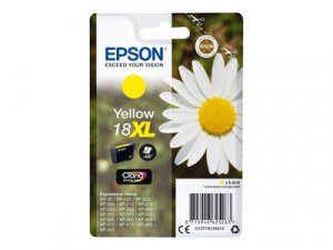 Náplň Epson 18XL, C13T18144022 žlutá blistr s RF alarmem 