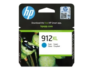 HP 912XL - 8.5 ml - Vysoká výtežnost - azurová - originální - Officejet - blistr - inkoustová cartridge - pro Officejet 8010e, 8012, 8014, 8015; Officejet Pro 8022, 8023, 8024, 8025