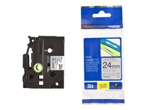 Páska Brother TZE-M951, černý/matný stříbrný, 8m, 24 mm
