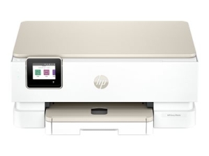 HP ENVY Photo 7230 All-in-One - Multifunkční tiskárna - barva - tryskový - 216 x 297 mm (originální) - A4/Legal (média) - až 13 stran/min. (kopírování) - až 15 stran/min. (tisk) - 125 listy - USB 2.0, Wi-Fi(ac) - OOV bílá s akcenty v barvě světle portobel