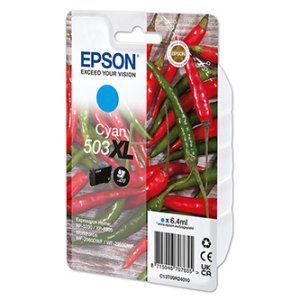Náplň Epson 503XL, C13T09R24010 azurová