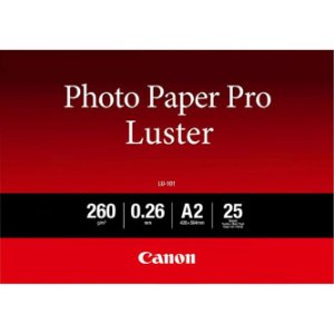 Canon Photo Paper Pro Luster LU-101 - Třpytivý - 260 mikronů - A2 (420 x 594 mm) - 260 g/m2 - 25 listy fotografický papír