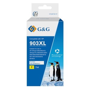G&G kompatibilní ink s T6M11AE, HP 903XL, NH-R00903XLY-E-Reman-Eu, yellow, 825str., DOPRODEJ
