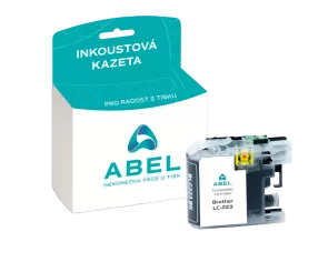 Náplň ABEL LC 223BK černá pro tiskárny BROTHER (600 stran)