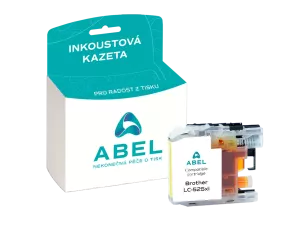 Náplň ABEL LC-525XLY žlutá pro tiskárny BROTHER (1 300 stran)