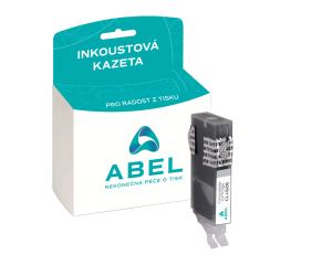 Náplň ABEL CLI-526, 4544B001 šedá pro tiskárny CANON (450 stran)