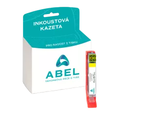 Náplň ABEL CLI-571XL, 0334C001 žlutá pro tiskárny CANON (11 ml)