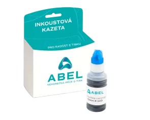Náplň ABEL C13T00S24A, 103 azurová pro tiskárny EPSON (70 ml)