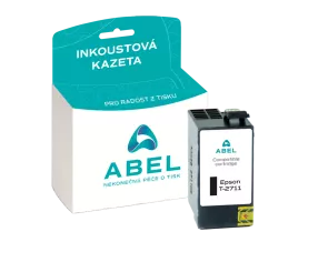 Náplň ABEL C13T27114012, 27XL černá pro tiskárny EPSON (17,7 ml)