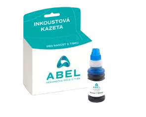 Náplň ABEL C13T66424A azurová pro tiskárny EPSON (70 ml)
