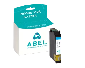 Náplň ABEL C13T07124011 azurová pro tiskárny EPSON (5,5 ml)