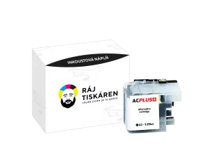 Náplň AC Plus LC 129XLBK černá pro tiskárny BROTHER (2 400 stran)