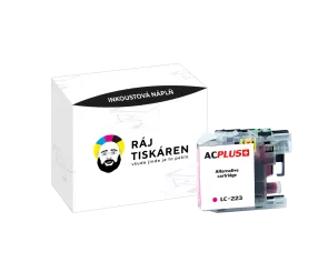 Náplň AC Plus LC 223M purpurová pro tiskárny BROTHER (600 stran)