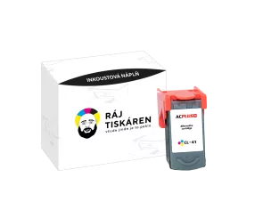 Náplň AC Plus CL-41 barevná pro tiskárny CANON (300 stran)