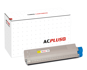 Toner AC Plus 45862837 žlutý pro tiskárny OKI (7 300 stran)