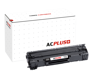 Toner AC Plus CF283X/ CRG737 černý - UNI pro tiskárny HP a Canon (2 400 stran)