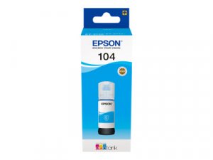 Náplň Epson 104, C13T00P240 azurová 