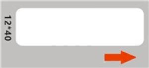 Niimbot štítky RP 12x40mm 155ks White pro D11 a D110