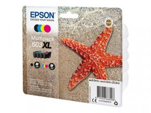 Náplň Epson 603XL, C13T03A64020 CMYK multipack blistr s RF / akustickým alarmem