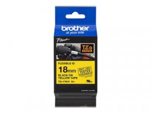 Brother TZe-FX641 - Černá na žluté - Role (1,8 cm x 8 m) 1 kazeta/y flexibilní páska - pro Brother PT-D600; P-Touch PT-3600, D400, D450, D600, D800, E550, H101, P750, P900, P950