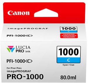 Náplň Canon PFI-1000C azurová